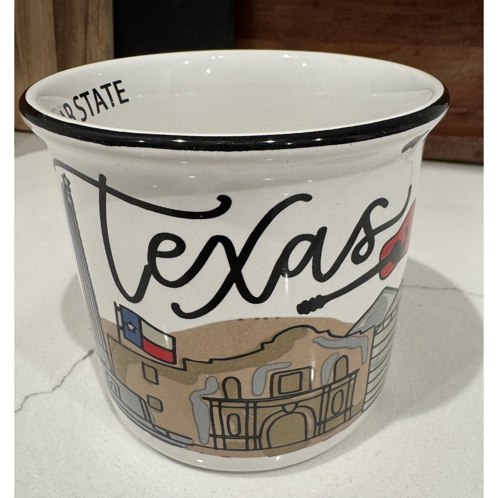 Glory Haus Texas Lone Star State Coffee Mug Kalyn Dunks Design Ceramic Souvenir‎
